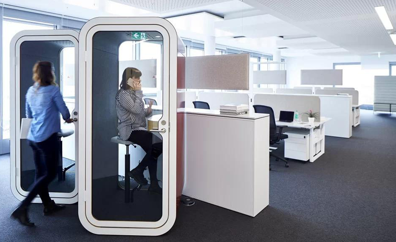 Akustik Telefon Görüşme Kabini